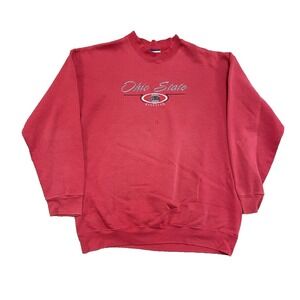 vintage ohio state buckeyes sweatshirt mens XL red 1990s NCAA